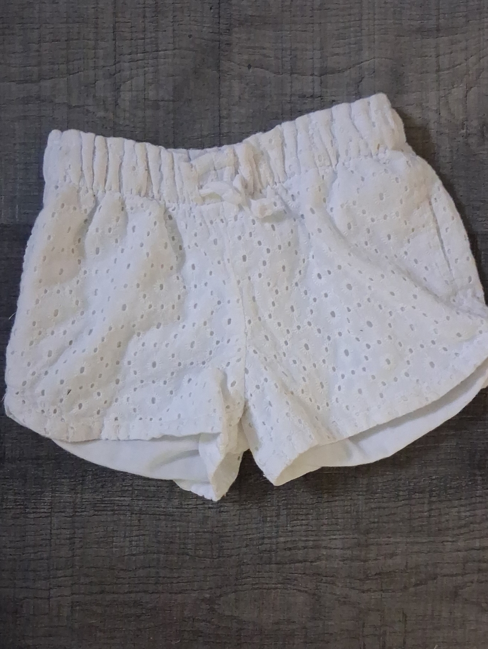 Cat & Jack White Eyelet Shorts